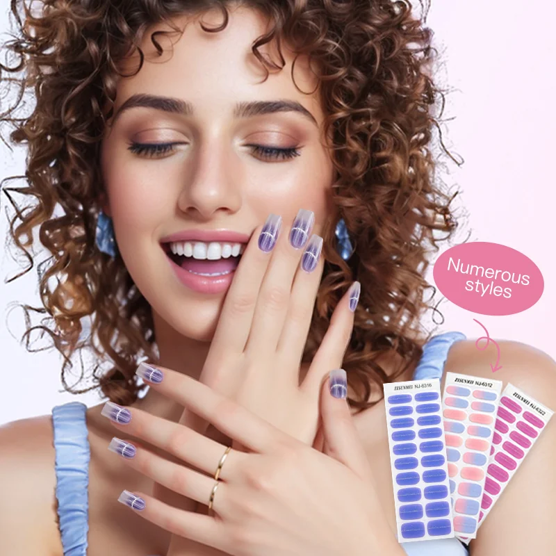 St Future Cat-Eye Semi-Cured Gel Nail Strips