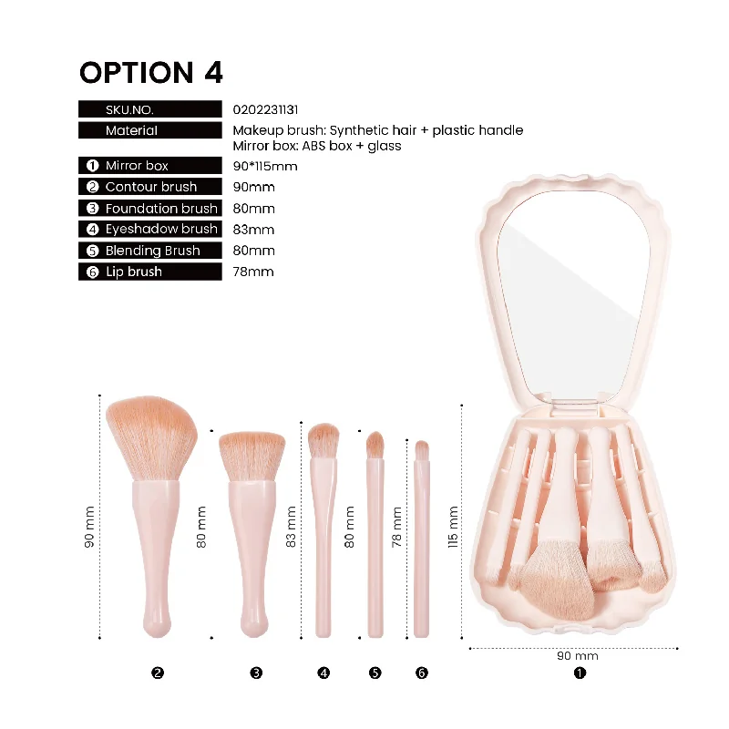 St Future On The Go Makeup Brush Set With Case