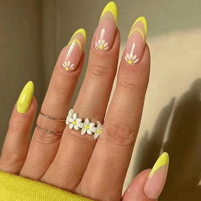 St Future Minimalist Neon French Press-On Nails