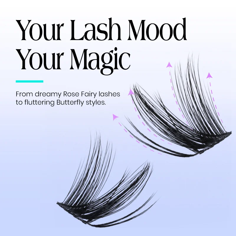 St Future Rose Fairy and Butterfly-Style Strip Lashes