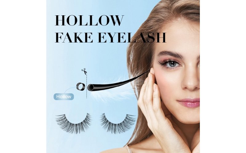 Hollow-Fiber Lightweight Strip Lashes