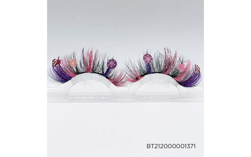 Mixed-Color Party Strip Lashes