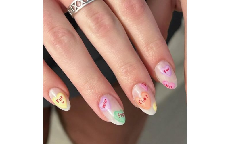 5D Embossed Nail Art Stickers