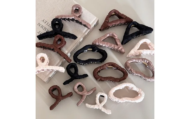 St Future Fabric-Wrapped Cloud Hair Clip Collection