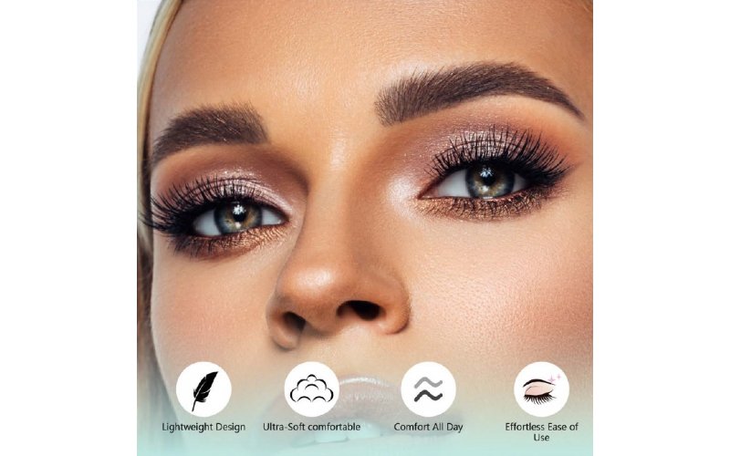 Ultra-Soft Flat-Fiber Strip Lashes