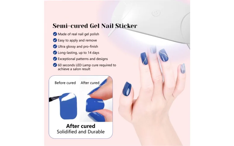 St Future Semi-Cured Gel Nail Strips