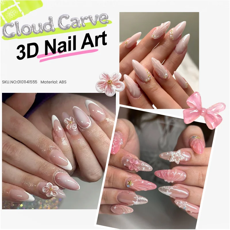 St Future Cloud Carve 3D Nail Art-Nail Stickers