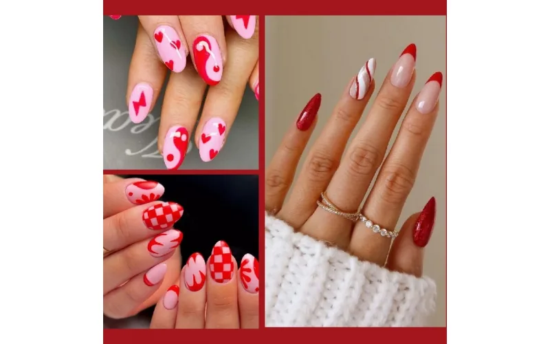 St Future Classic Red Nail Art Press-On Collection