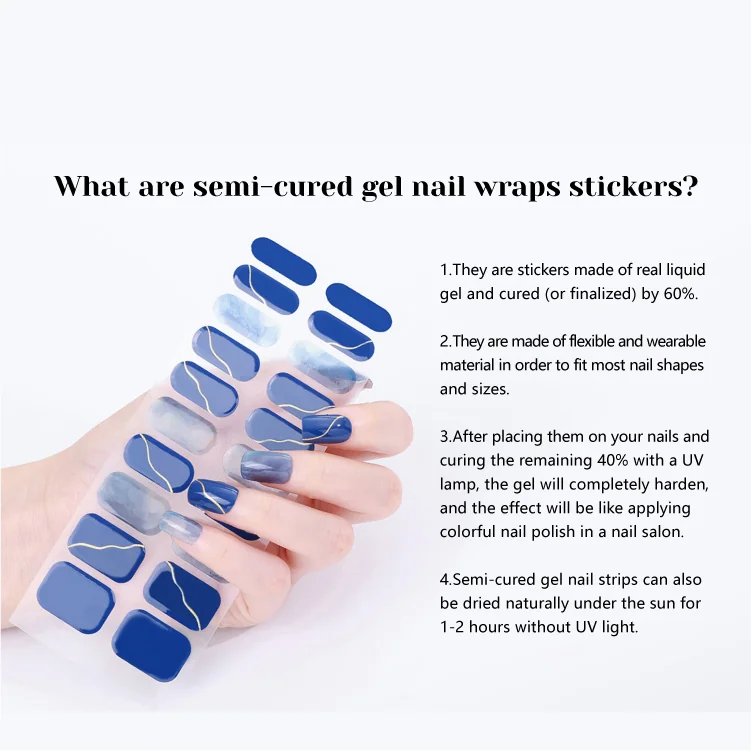 St Future Semi-Cured Gel Nail Strips