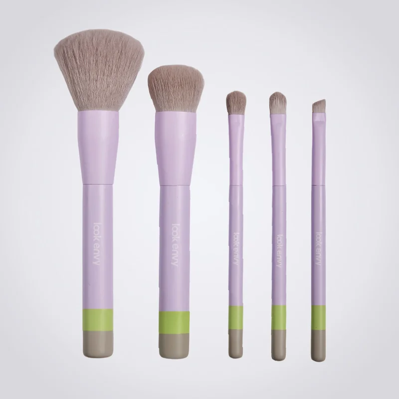 St Future Tricolor Pop 5-Piece Soft Makeup Brush Set