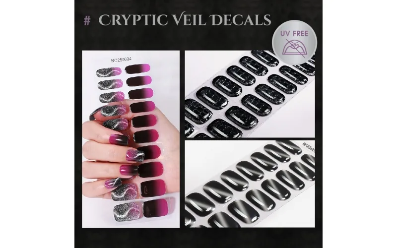 St Future Nocturne Veil Gothic Press-On Nails