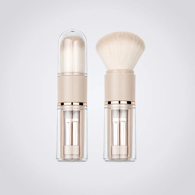 St Future Travel-friendly 5-in-1 Retractable Makeup Brush Set With Case