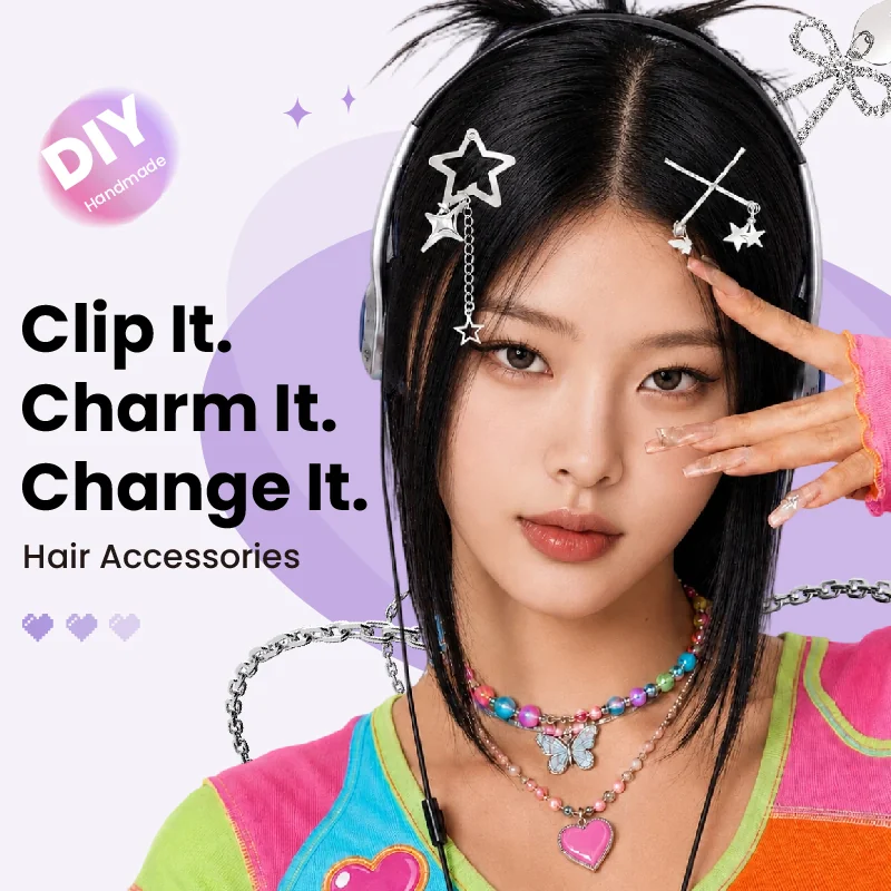 St Future DIY Kawaii Hair Barrette & Charm Kit