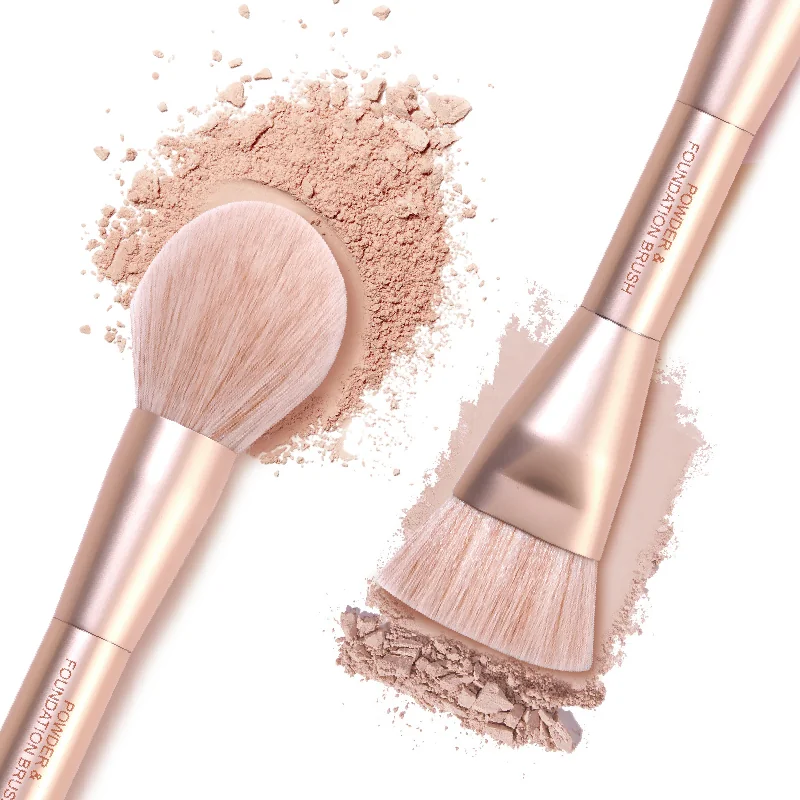 St Future Champagne Luxe Dual-Ended Brush Set