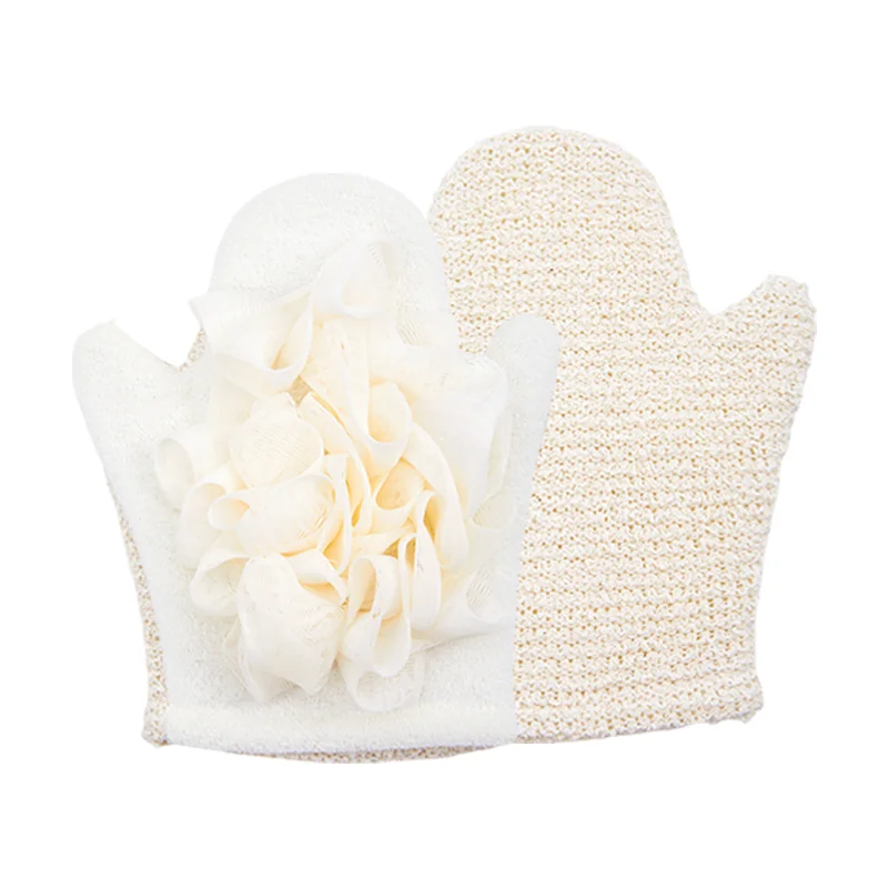 St Future Ramie Dual-Sided Bath Glove with Sponge