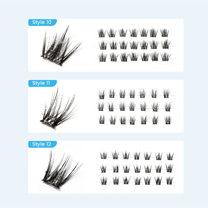 St Future All-Day Grip Dual-Layer Cluster Lashes