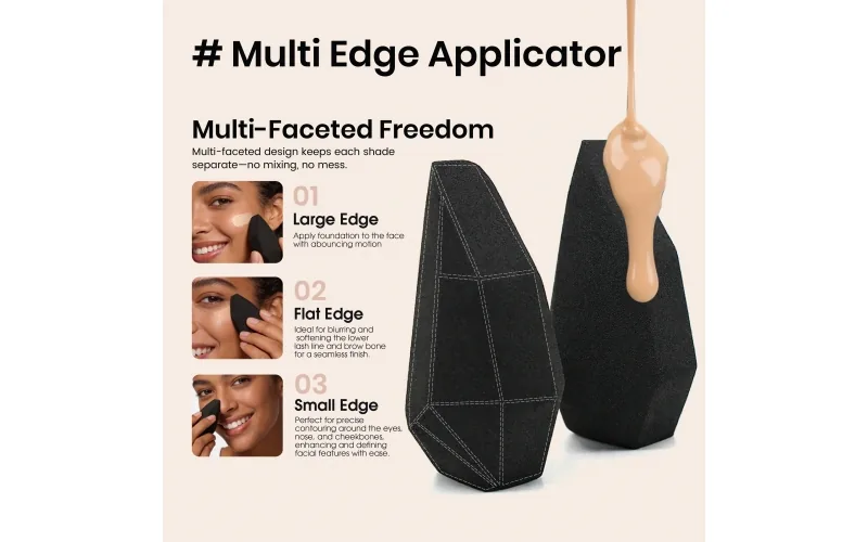 St Future Sculpted Multi-Shape Makeup Sponge Collection