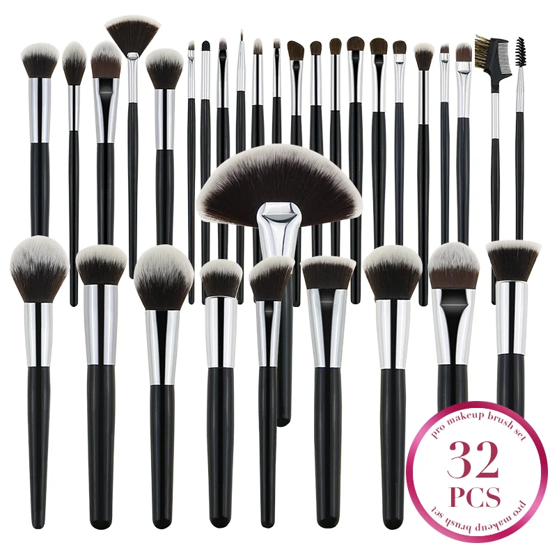 St Future Kit de brochas cosméticas profesionales de 32 piezas