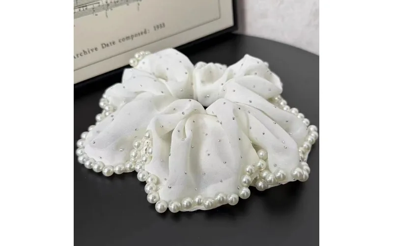 St Future Recycled Chiffon Oversized Bow Scrunchie Collection