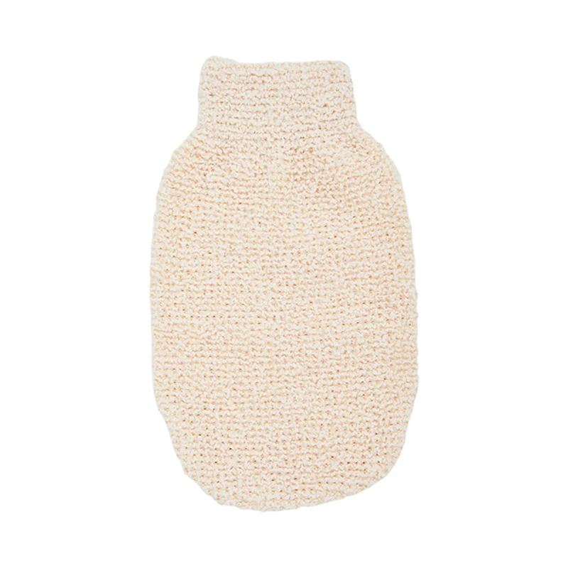 St Future Ramie & Cotton Textured Bath Glove