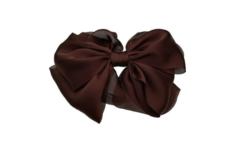 St Future Lightweight Chiffon Double-Bow Hair Clip