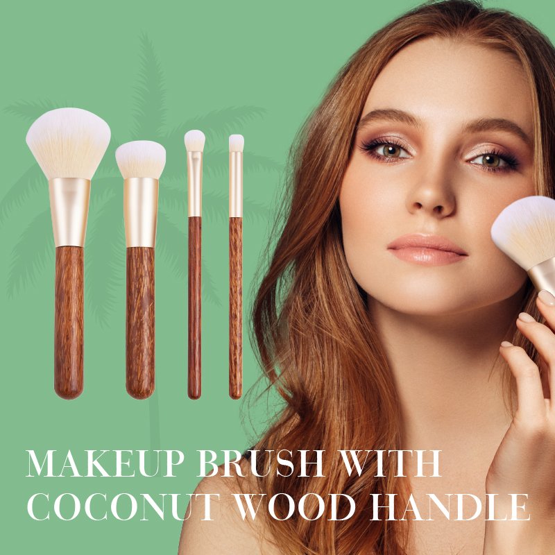 St Future Coconut-Wood Handle Makeup Brush