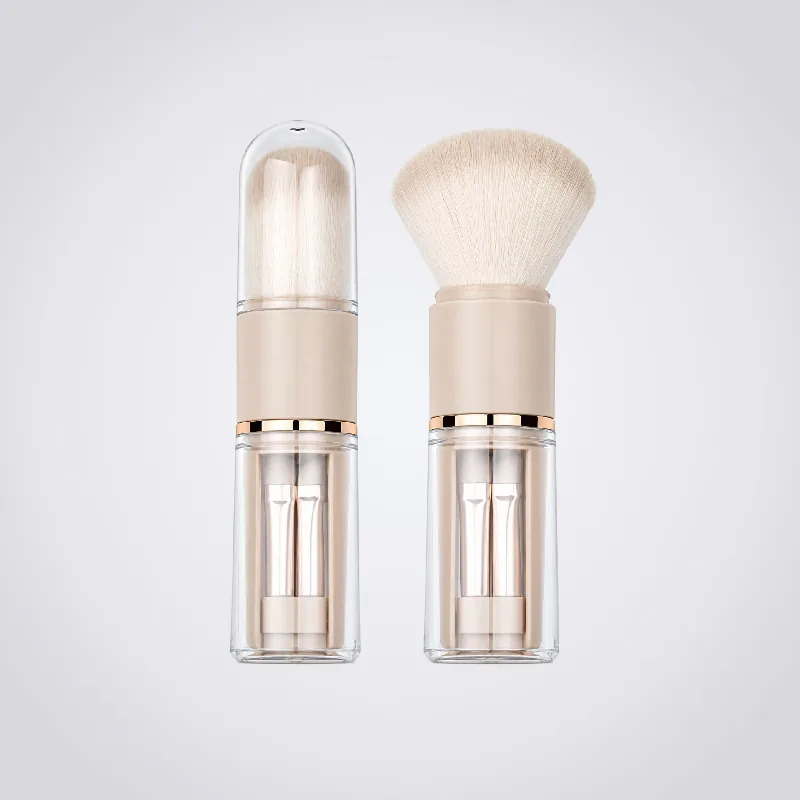St Future Travel-friendly 5-in-1 Retractable Makeup Brush Set With Case