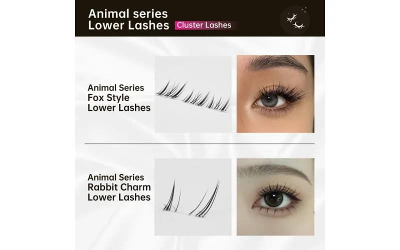 St Future Lower Lash Collection with Clear Band