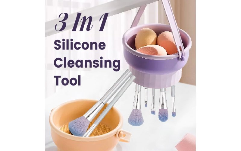 St Future 3 in 1 Silicone Cleansing Tool Multifunction beauty tool cleanser