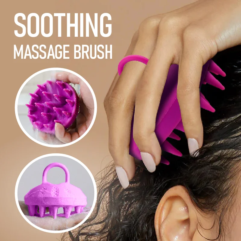 St Future Brosse de massage apaisante en silicone