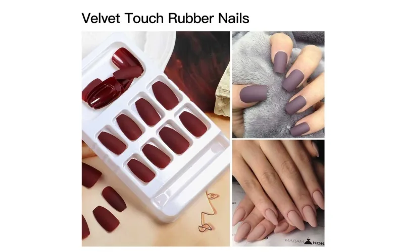 St Future Matte & Glossy Velvet-Touch Press-On Nails