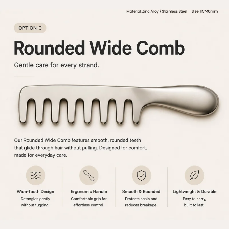 St Future Metal Scalp Massage Comb