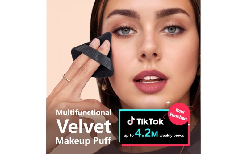 Multifunctional Velvet Makeup Puff