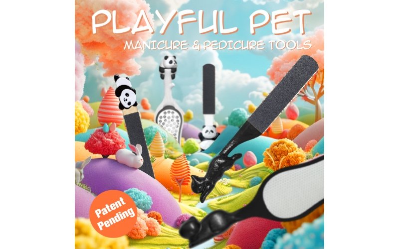 St Future Animal shape foot file nail file funny FSC