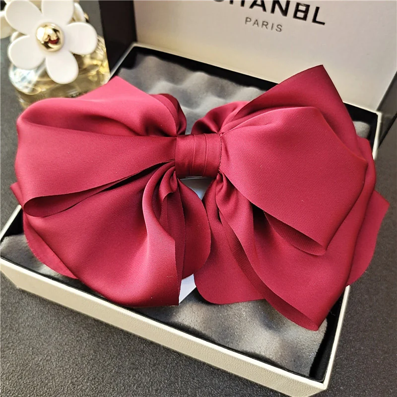 St Future Lightweight Chiffon Double-Bow Hair Clip