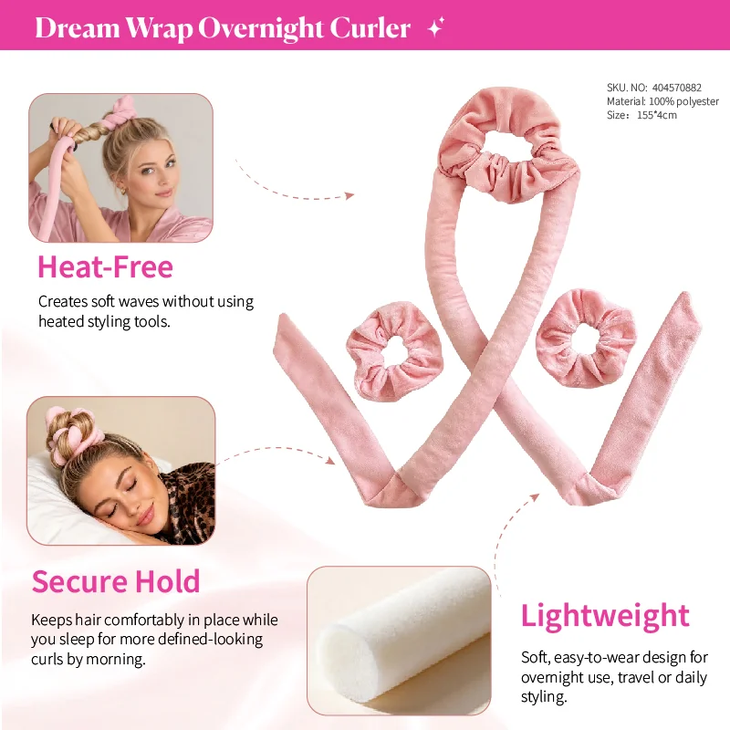 St Future Dream Wrap Heatless Curling Set Collection