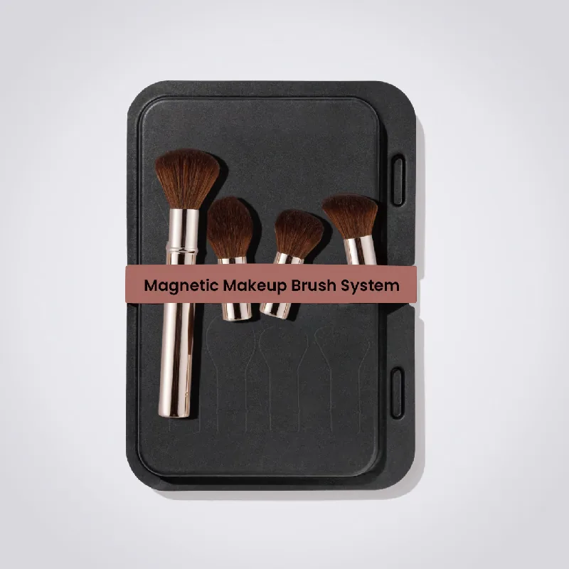 St Future 4-in-1 Magnetic Quick-Switch Makeup Brush Set