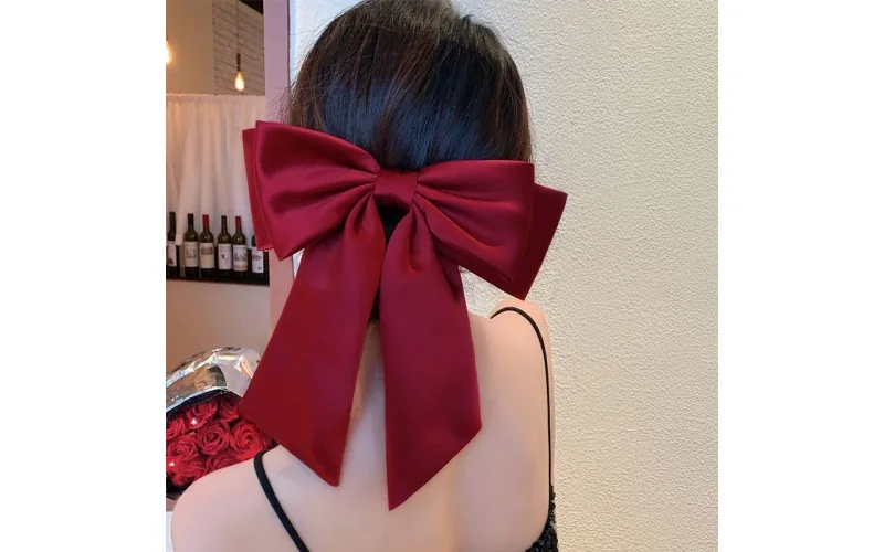 St Future Satin Long-Ribbon Bow