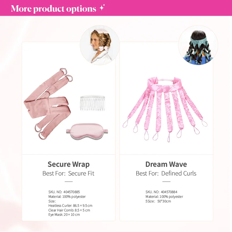 St Future Dream Wrap Heatless Curling Set Collection