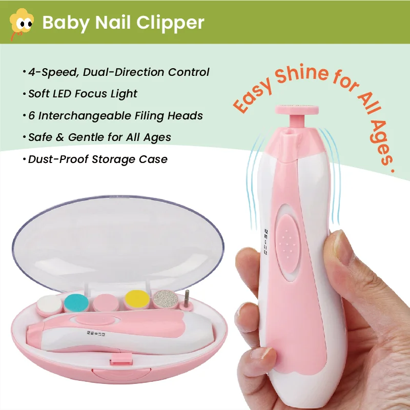 St Future Gentle Glow 6-in-1 Electric Baby Nail Trimmer