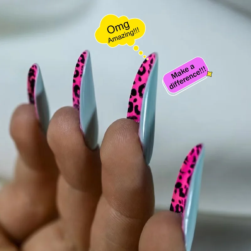 St Future Reversible Duckbill Press-On Nails