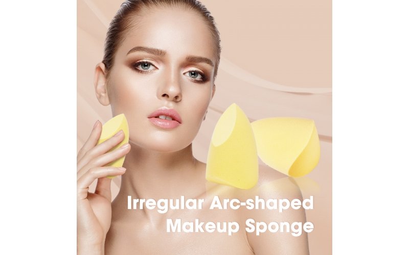 Multi-Cut Arc Makeup Sponge
