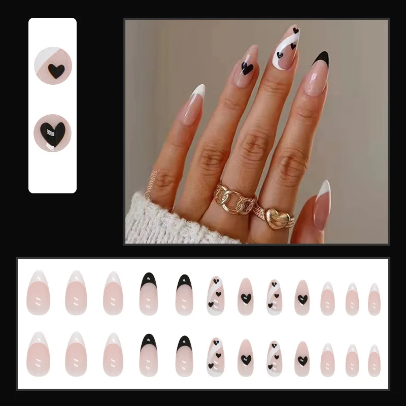 St Future Valentine's Day Themed Artificial Nails Variety of Styles, Custom Shapes,