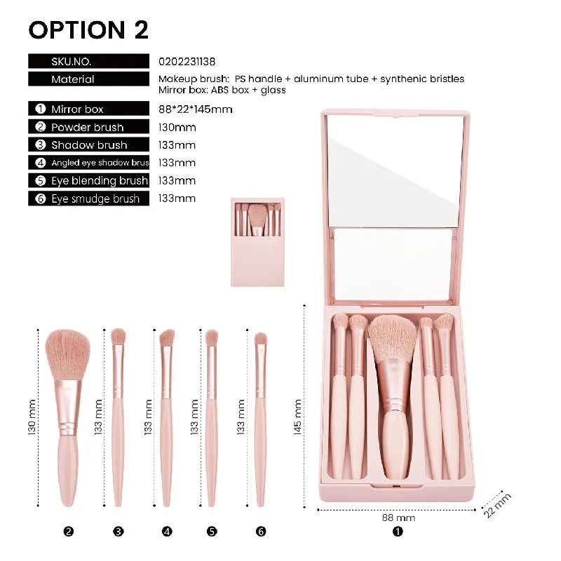 St Future On The Go Makeup Brush Set With Case