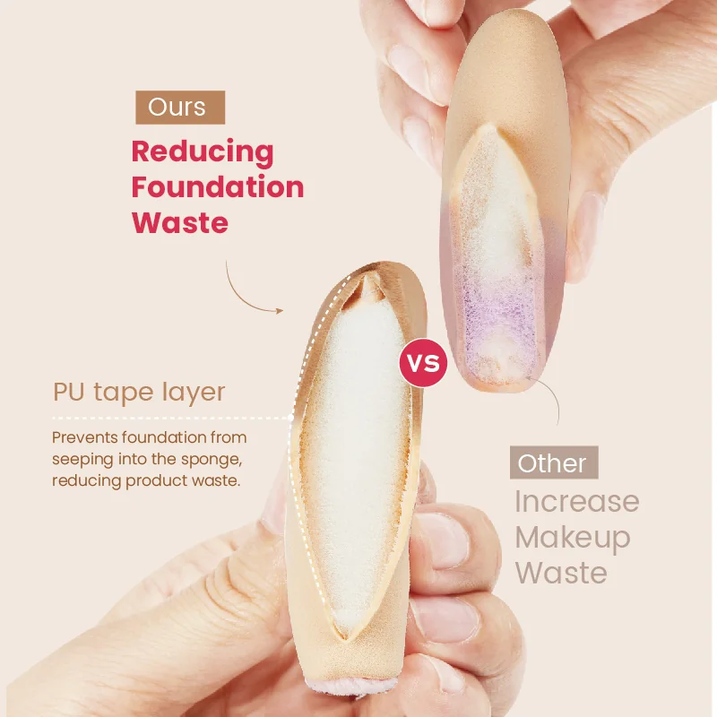 St Future 2-in-1 Dual-Sided Foundation-Saving Makeup Puff
