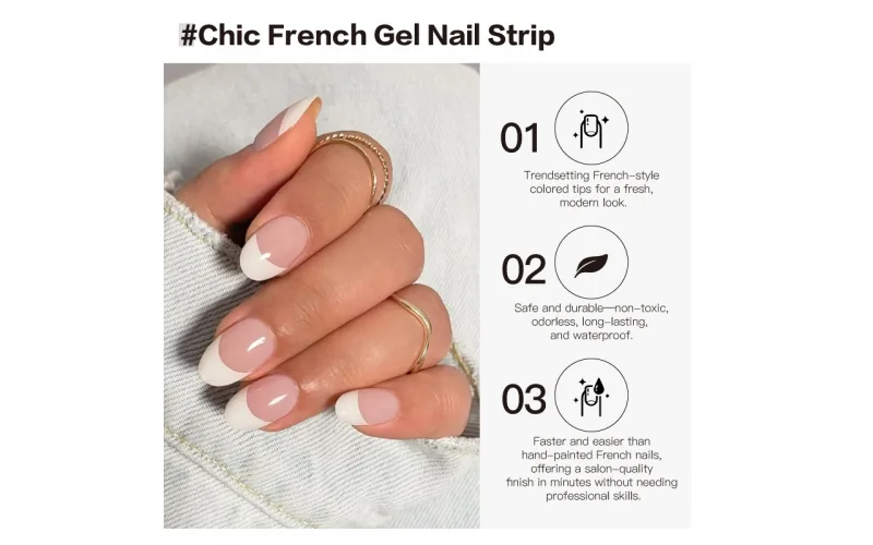 St Future Nude French Thematic Press-On Nails