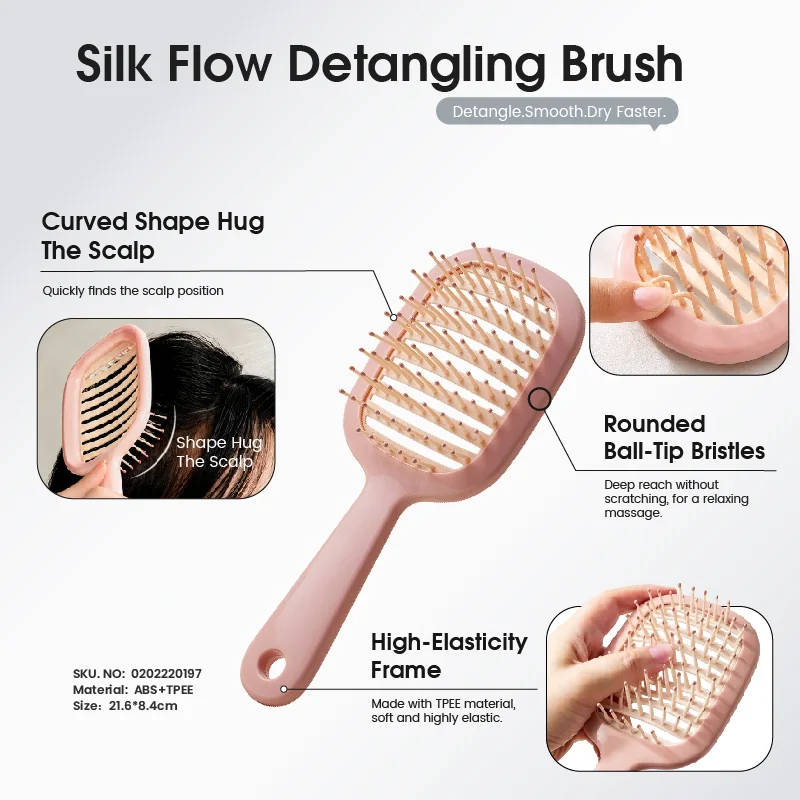 St Future Silk Flow Detangling Hair Brush