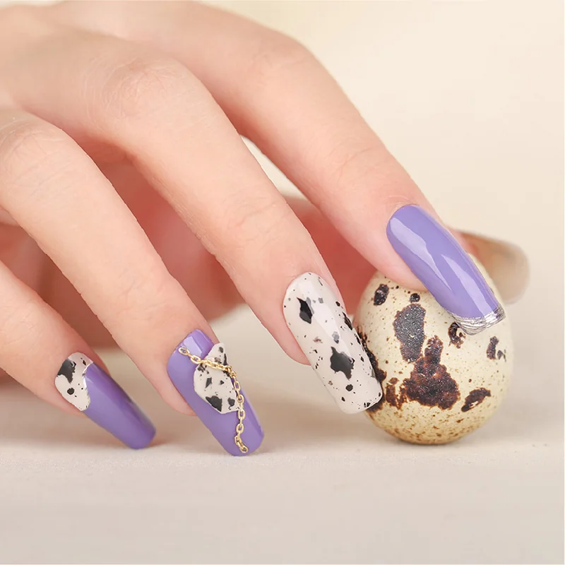 St Future Quail egg spot nail polish gel
