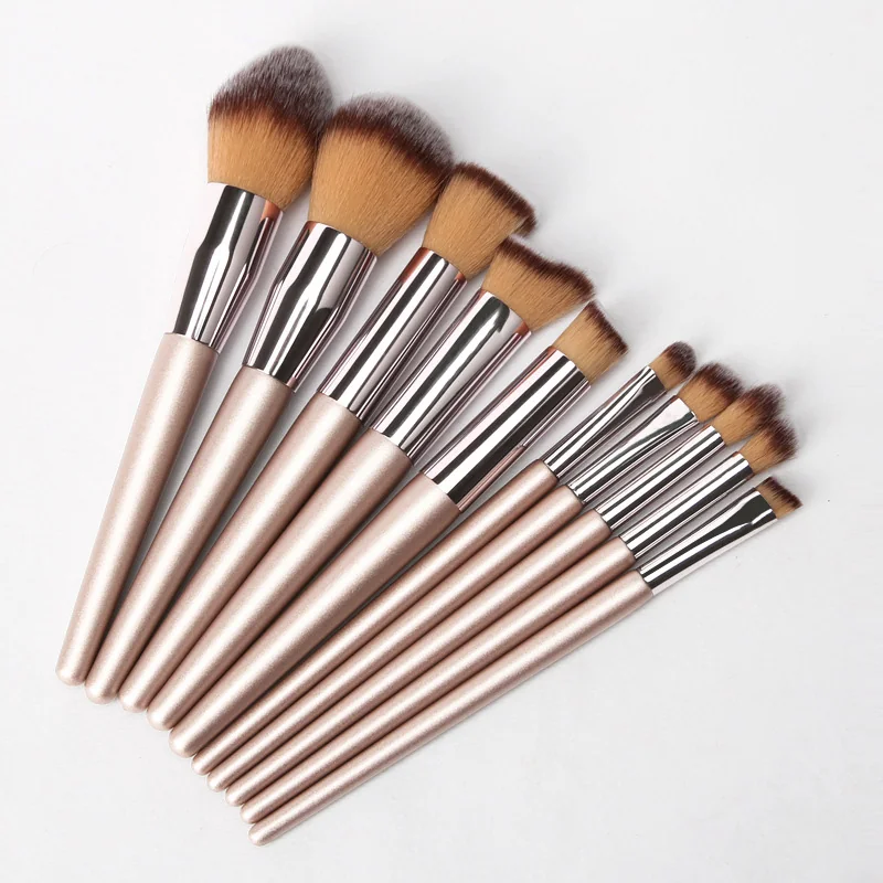 St Future 10-Piece Champagne Makeup Brush Set