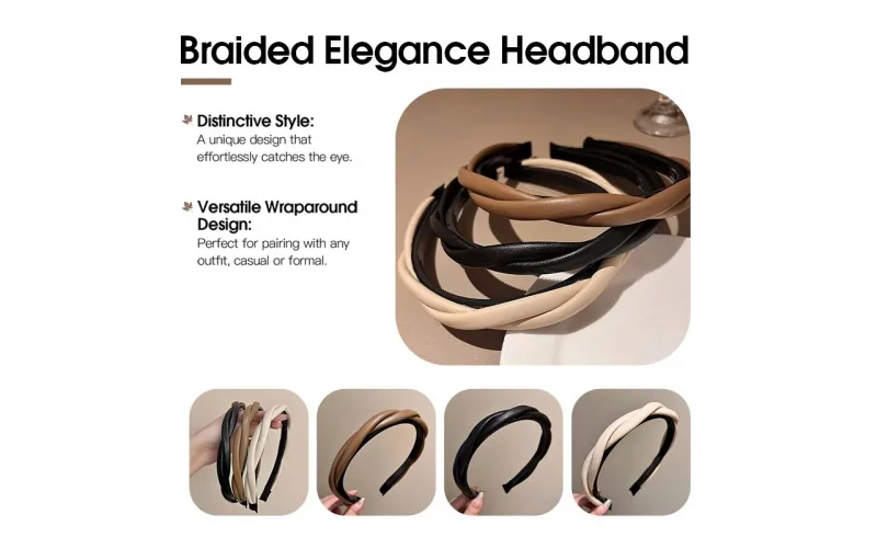 St Future PU-Leather Headband & Bow Collection
